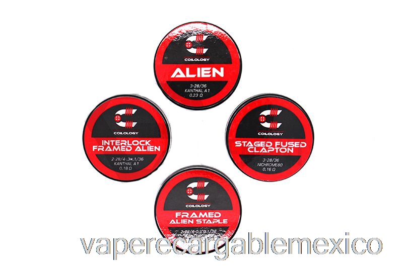 Bobinas Prefabricadas De Rendimiento De Bobinado Recargable Vape Mtl - 28g - 0.9ohm Ss316l